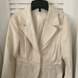 Creamy Off-White Jacket Size 10